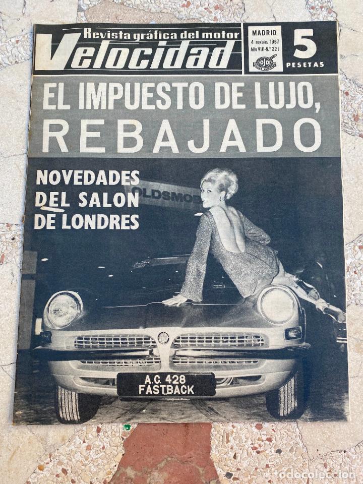 Cars: VELOCIDAD N&ordm; 321. SALON DE LONDRES. TINA SPYDER. TRIUMPH HERALD. SUNBEAM RAPIER. DENIS HULME.