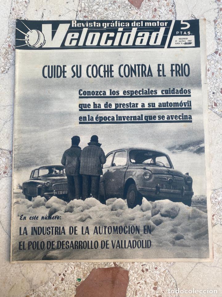 Autos: VELOCIDAD N&ordm; 220. CUIDE SU COCHE CONTRA EL FRIO. SEAT 1000. FASA RENAULT. SAVA CAMIONES.