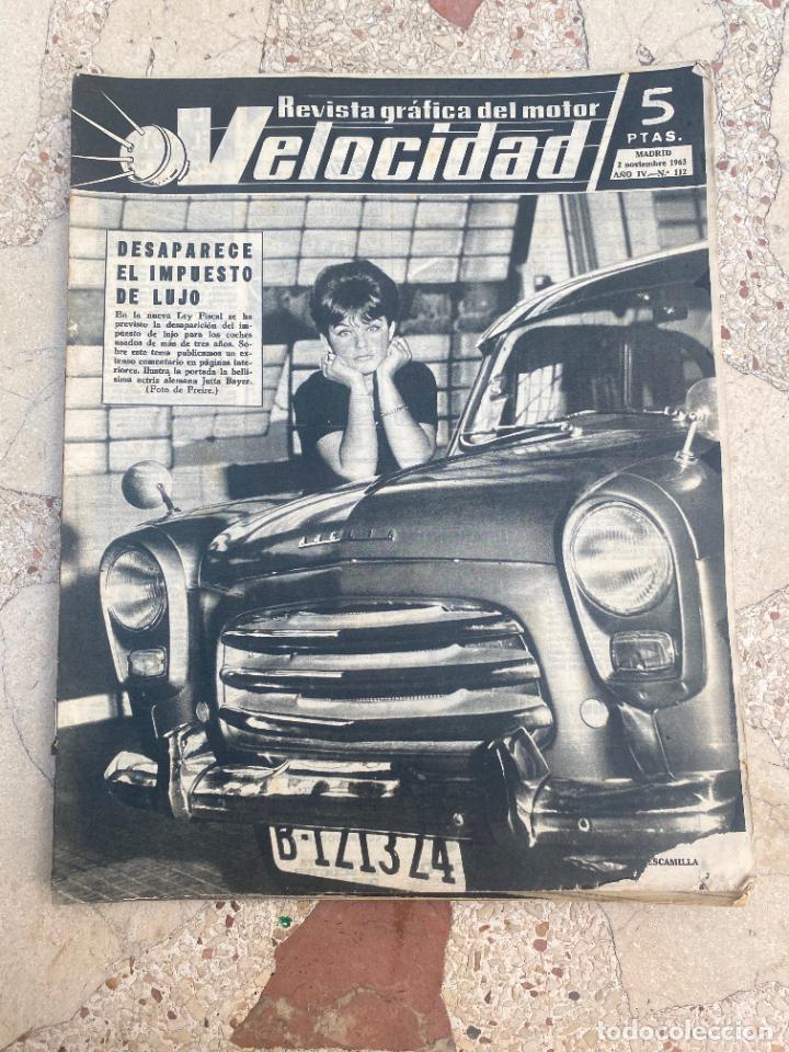 Auto: VELOCIDAD N&ordm; 112. SE ESTRELLA EL AVION BAC-111. CATALOGO DE SIMCA. ETOILE SUPER-6. 1000 COUPE.
