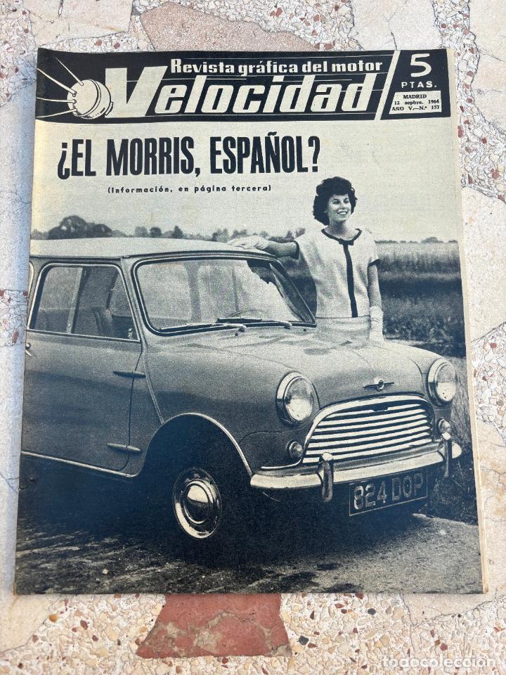 Autos: VELOCIDAD N&ordm; 157. MINI MORRIS. JOHN SURTEES. BRUCE MACLAREN. RALLY BILBAO-PLENCIA. ZIMMERMAN.
