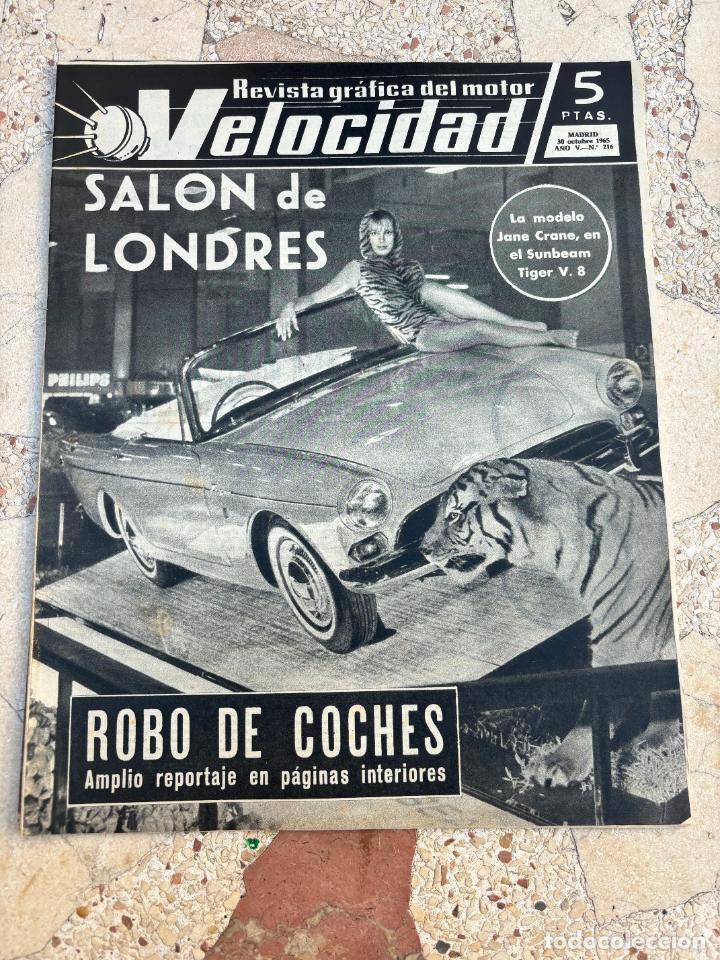 Auto: VELOCIDAD N&ordm; 216. SALON DE LONDRES. JANE CRANE. ROBO DE COCHES. TRIUMPH 1300. BARREIROS.
