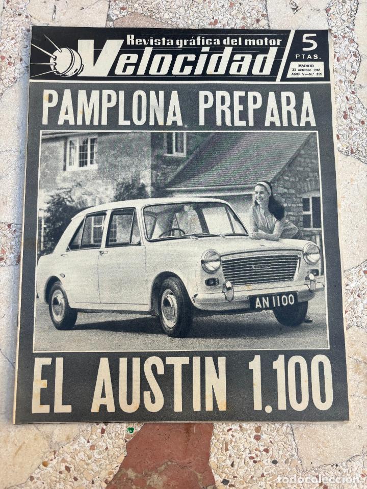 Autos: VELOCIDAD N&ordm; 215. AUSTIN 1100. TRIUMPH 1300. DODGE-DART. JOSE MEDRANO. CAMIONES SAVA.