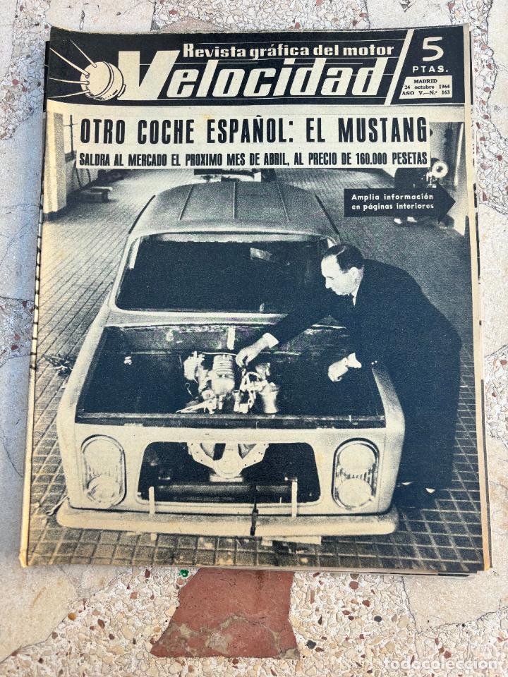 Voitures: VELOCIDAD N&ordm; 163. EL PRIMER MUSTANG. LANCIA FLAVIA. SALON DEL AUTOMOVIL EN MADRID. SEAT 1000 CC.