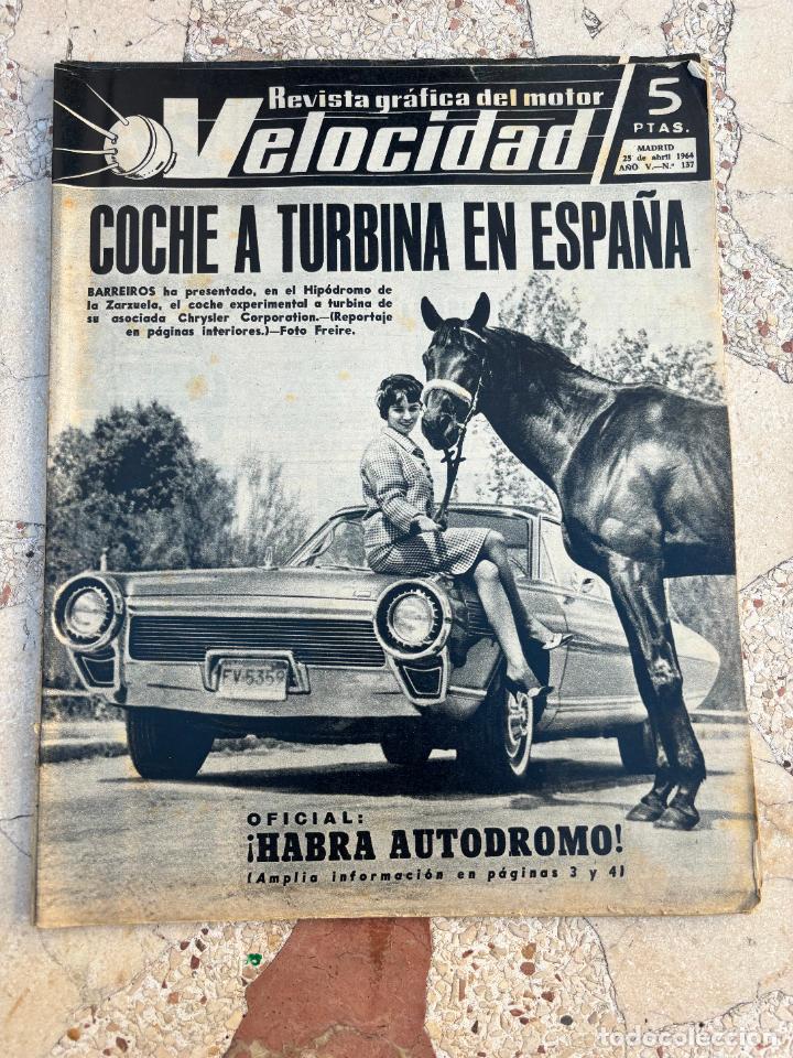 Coches: VELOCIDAD N&ordm; 137. JOHN HUGENHOLZ. MERCEDES. BARREIROS. SEAT VALDERRIBAS. JAGUAR E.
