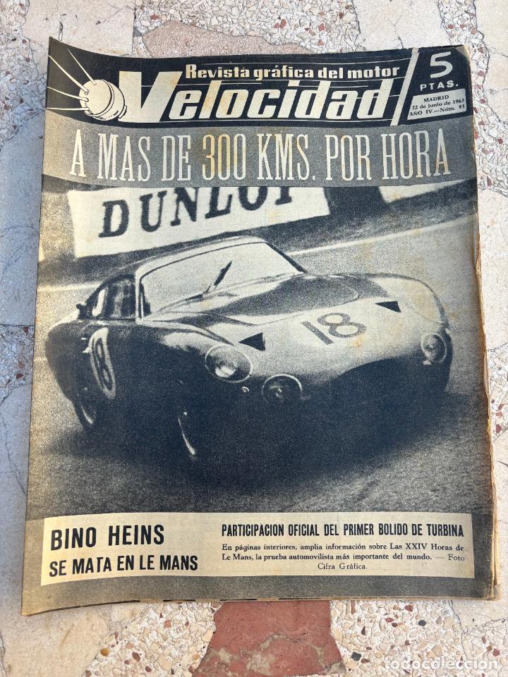 Cars: VELOCIDAD N&ordm; 93. BINO HEINS MUERE EN LE MANS. FERIA DE BARCELONA. TODO TERRENO PEGASO.
