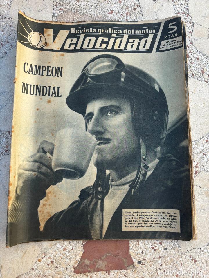 Voitures: VELOCIDAD N&ordm; 69. GRAHAM HILL CAMPEON MUNDIAL. COCHES JAPONESES. TRIMAK. CAMIONETA HINO.
