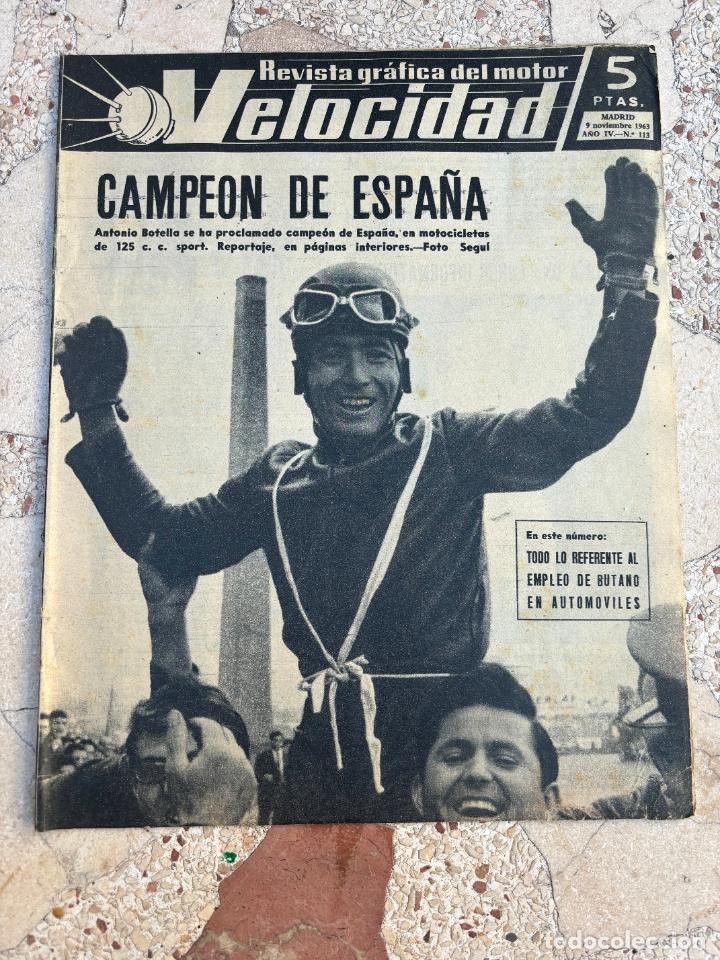 Cars: VELOCIDAD N&ordm; 113. ANTONIO BOTELLA CAMPEON. SALON DE TURIN. LAMBORGHINI Y TOMASO. MASERATI.