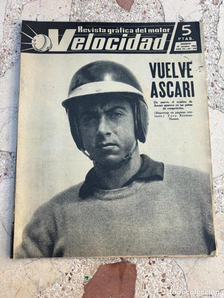 Coches: VELOCIDAD N&ordm; 110. VUELVE ASCARI. REBAJA DE SEAT Y RENAULT. CITROEN 2 CV. GOGGOMOBIL.