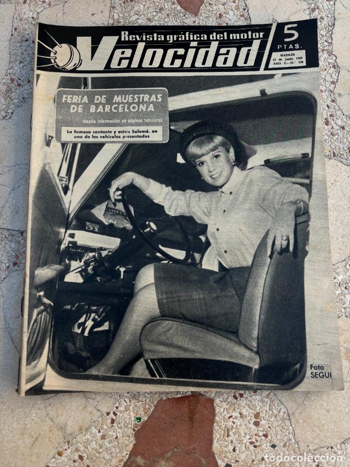 Voitures: VELOCIDAD N&ordm; 196. FERIA DE MUESTRAS DE BARCELONA. SEAT 850. FABRICA BARREIROS. DODGE DART.