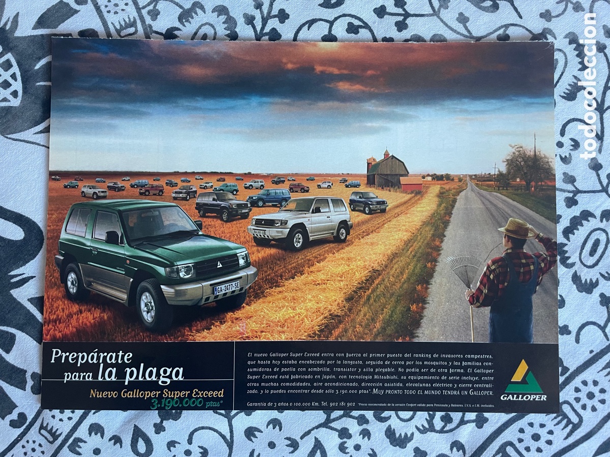 Galloper Super Exceed / Hoja de publicidad