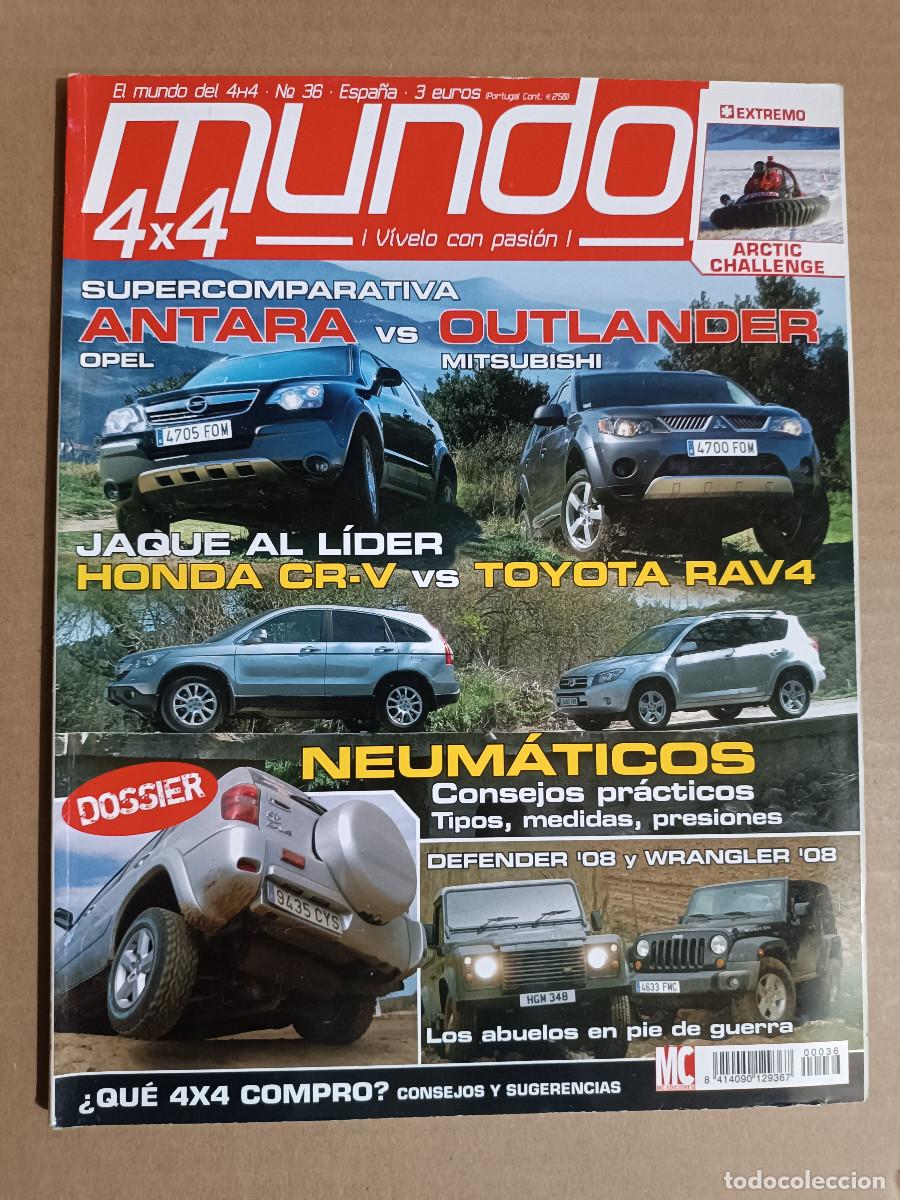 Coches: REVISTA MUNDO 4X4 N&ordm; 36. PRU: JEEP WRANGLER 2.8 CRD. FORD RANGER XLT LIMITED.FORD RANGER XLT LIMITED