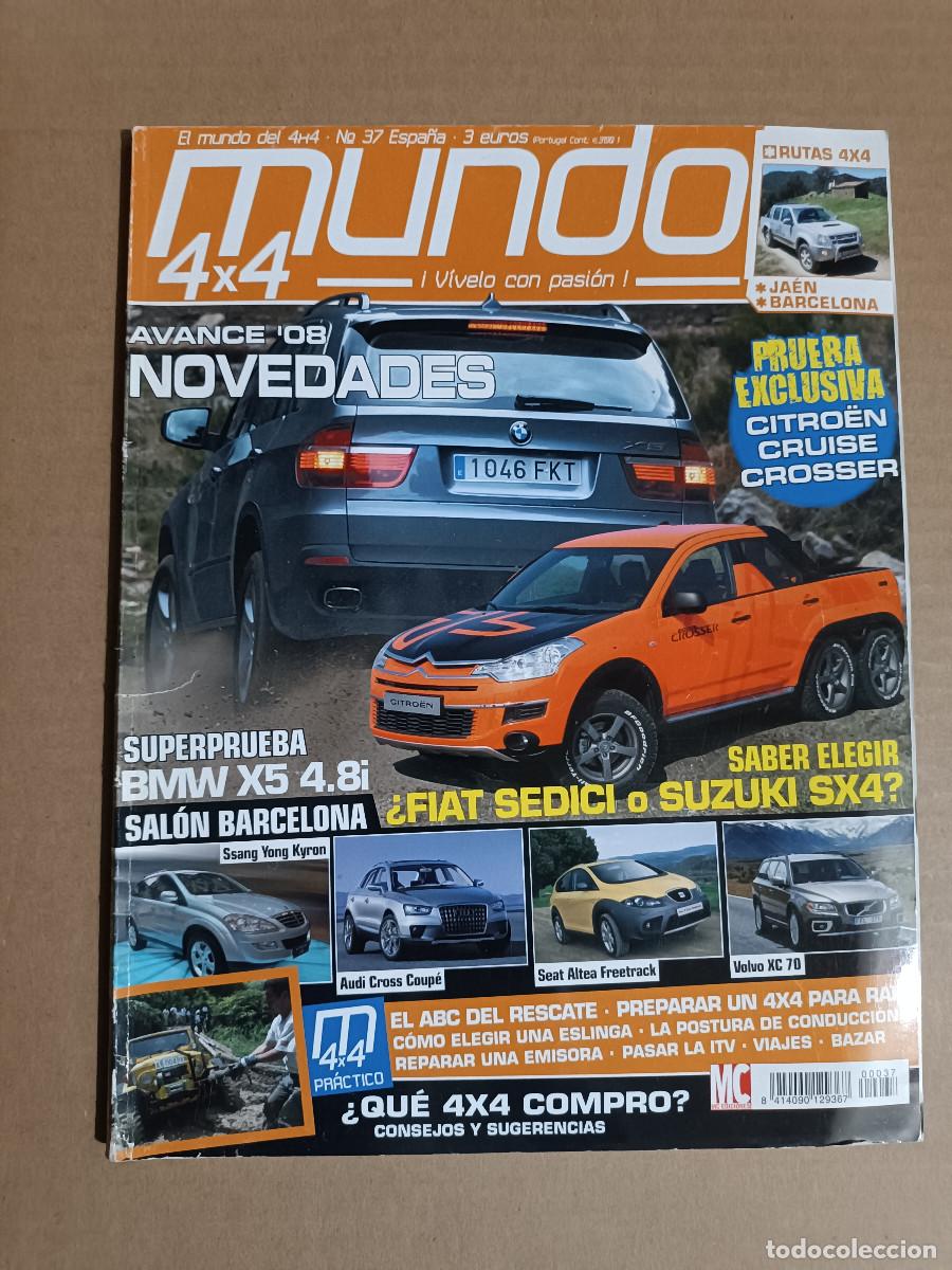 Coches: REVISTA MUNDO 4X4 N&ordm; 37. PRUEBA: BMW X5 4.8I. FIAT SEDICI 1.9 JTD.