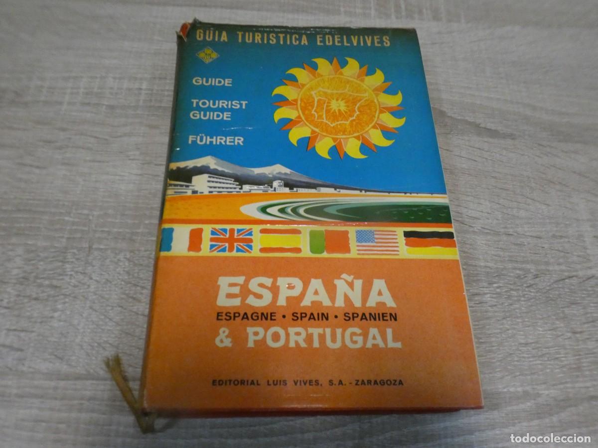 Coches: ARKANSAS1980 MOTOR ESTADO DECENTE LIBRO GUIA TURISTICA EDELVIVES ESPA&Ntilde;A Y PORTUGAL MULTILINGUE