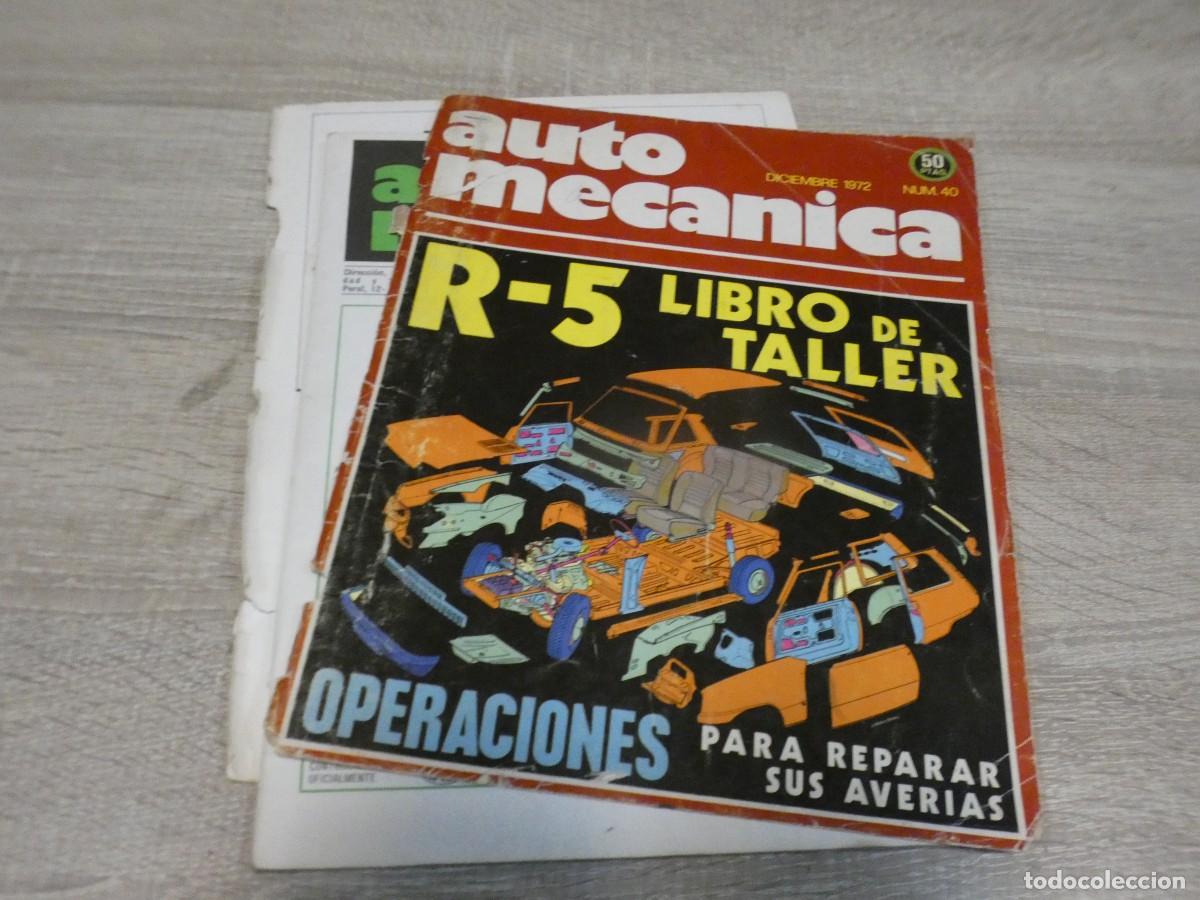 Cars: ARKANSAS1980 MOTOR ESTADO DECENTE REVISTA AUTO MECANICA DICIEMBRE 1972 NUM 40 TAPAS SUELTAS