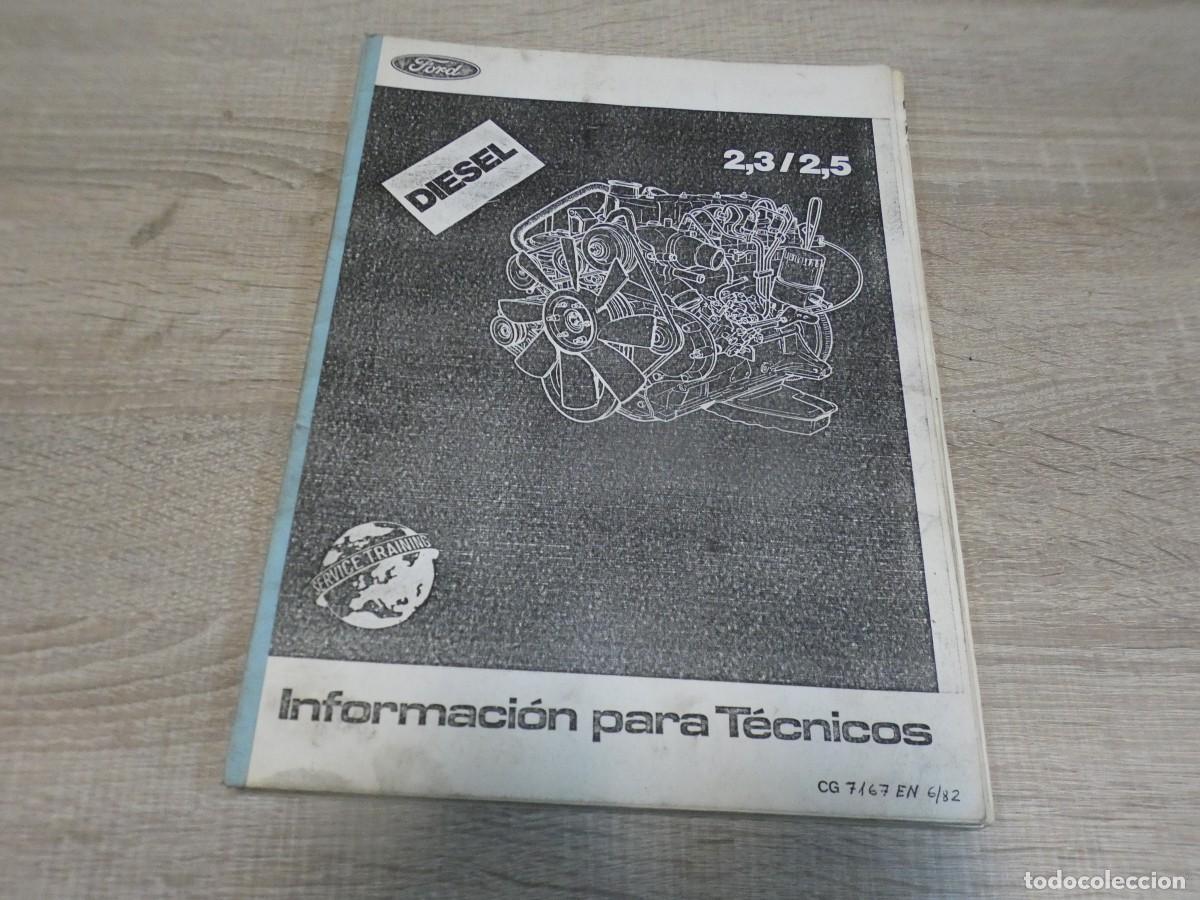 Cars: ARKANSAS1980 MOTOR ESTADO DECENTE LIBRETO FORD INFORMACON PARA TECNICOS DIESEL 2,3/2,5