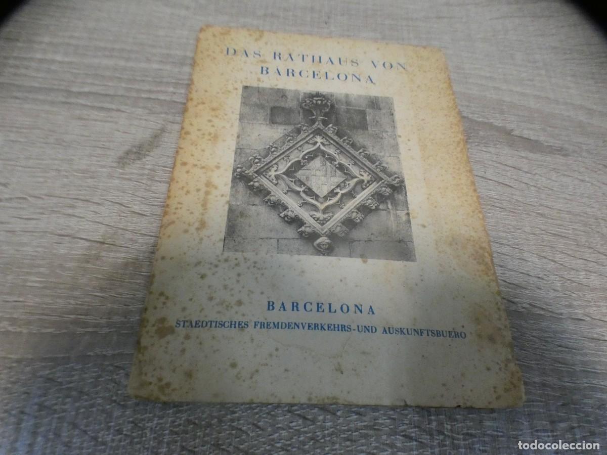 Coches: ARKANSAS1980 BELLAS ARTES LIBRO DAS RATHAUS VON BARCLONA MANCHAS TAPA EN ALEMAN