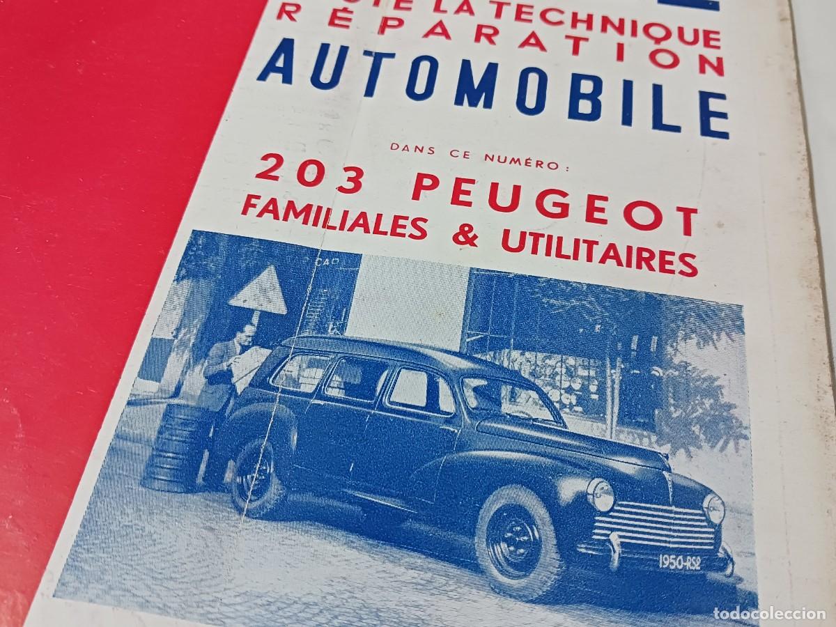 Coches: PEUGEOT 203 (1954): REVISTA-MANUAL FRANCESA DEDICADA A ESTE MODELO
