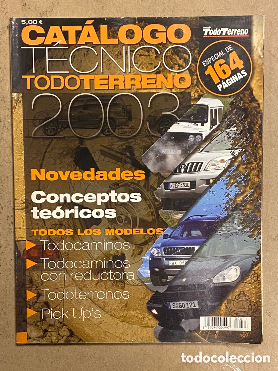 Auto: CAT&Aacute;LOGO T&Eacute;CNICO F&Oacute;RMULA TODOTERRENO MAGAZ&Iacute;N 4x4 (2003).