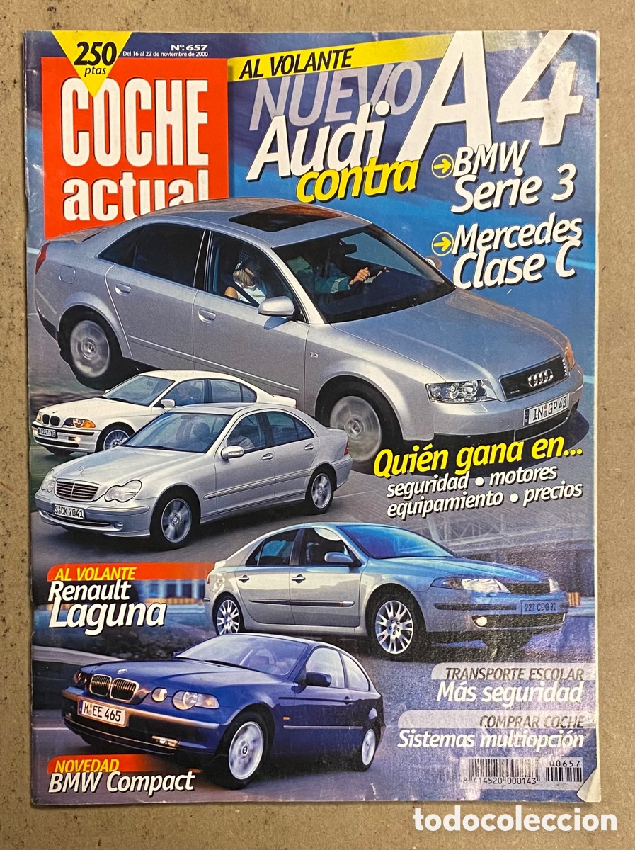 Coches: COCHE ACTUAL N&deg; 657 (2000). AUDI A4 Vs BMW SERIE 3 Vs MERCEDES CLASE C,&hellip;