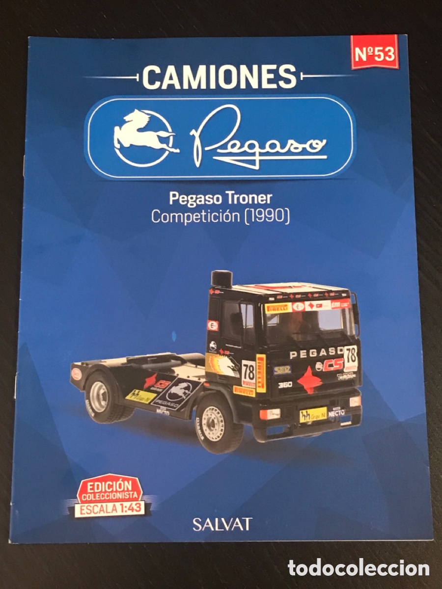 Coches: PEGASO TRONER COMPETICION (1990) - FASCICULO N&ordm; 53 COLECCION CAMIONES PEGASO SALVAT - SOLO REVISTA
