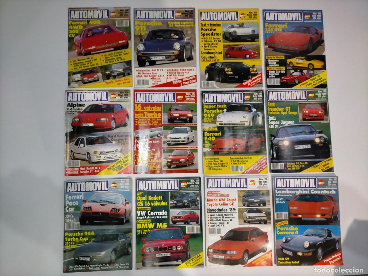Autos: A&Ntilde;O COMPLETO 1988 REVISTA AUTOMOVIL FORMULA