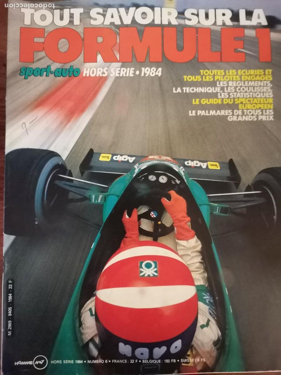 Coches: 1984 REVISTA TOUT SAVOIR SUR LA FORMULE 1 -