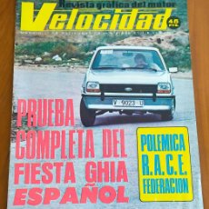 Coches: REVISTA GRAFICA DEL MOTOR VELOCIDAD Nº792 - 13 NOVIEMBRE 1976 - FIESTA GHIA ESPAÑOL