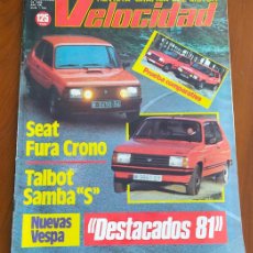 Coches: REVISTA GRAFICA DEL MOTOR VELOCIDAD Nº1104 - 6 NOVIEMBRE 1982 - PRUEBA DE LA AVIA 2000 COMBI 6