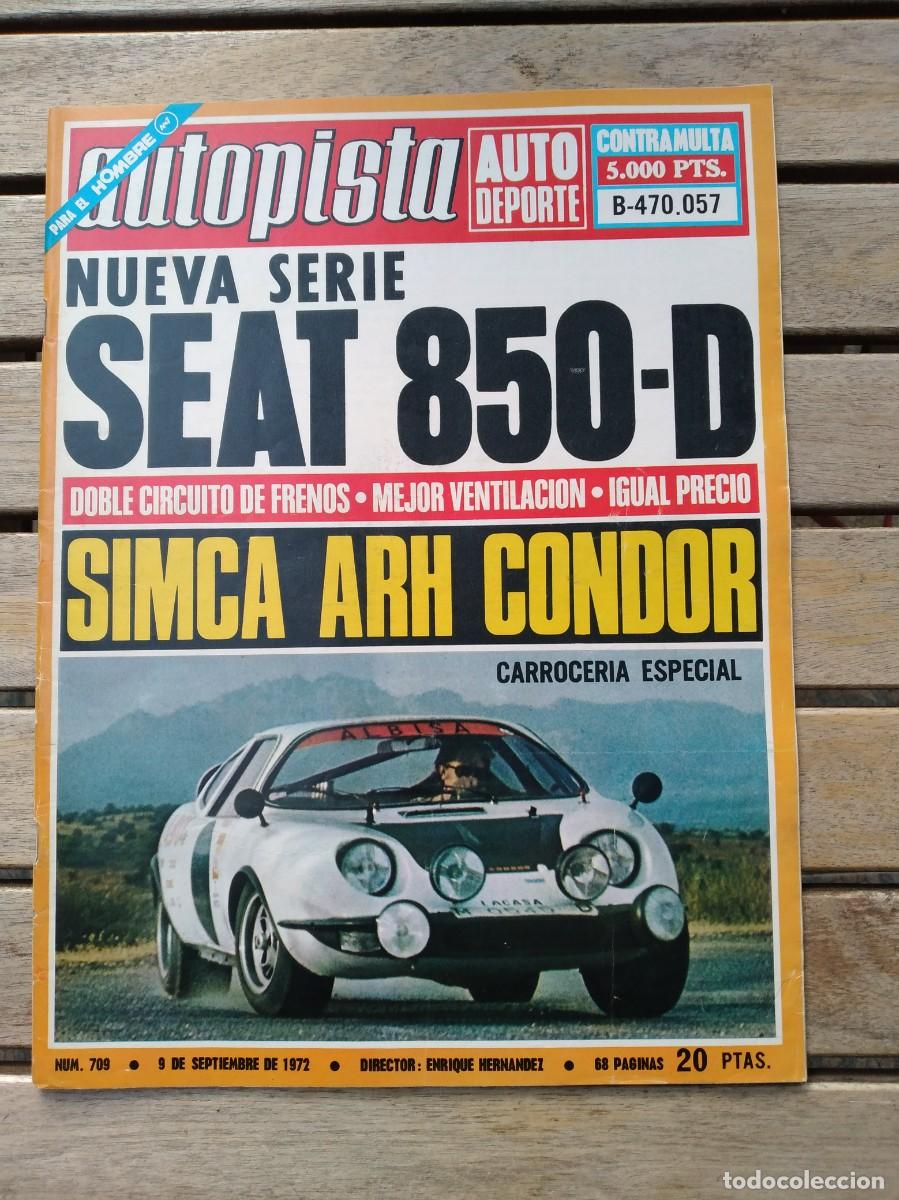 Coches: Autopista n&ordm;709 Citroen GS 1220, Seat 850-D