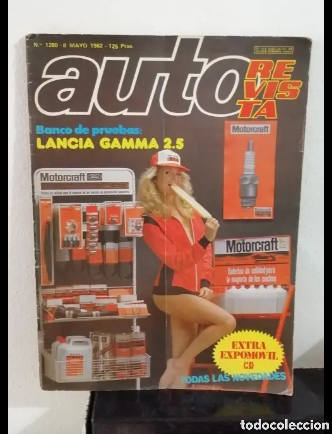Coches: 1982 Lancia Gamma Revista Auto N&deg;1280 Expom&oacute;vil 82