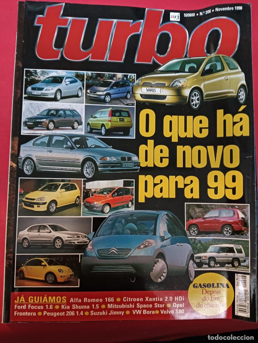 Coches: 1998 REVISTA TURBO - VOVIDADES 1999 - ALFA 166 - CITROEN XANTIA - FORD FOCUS 1.6