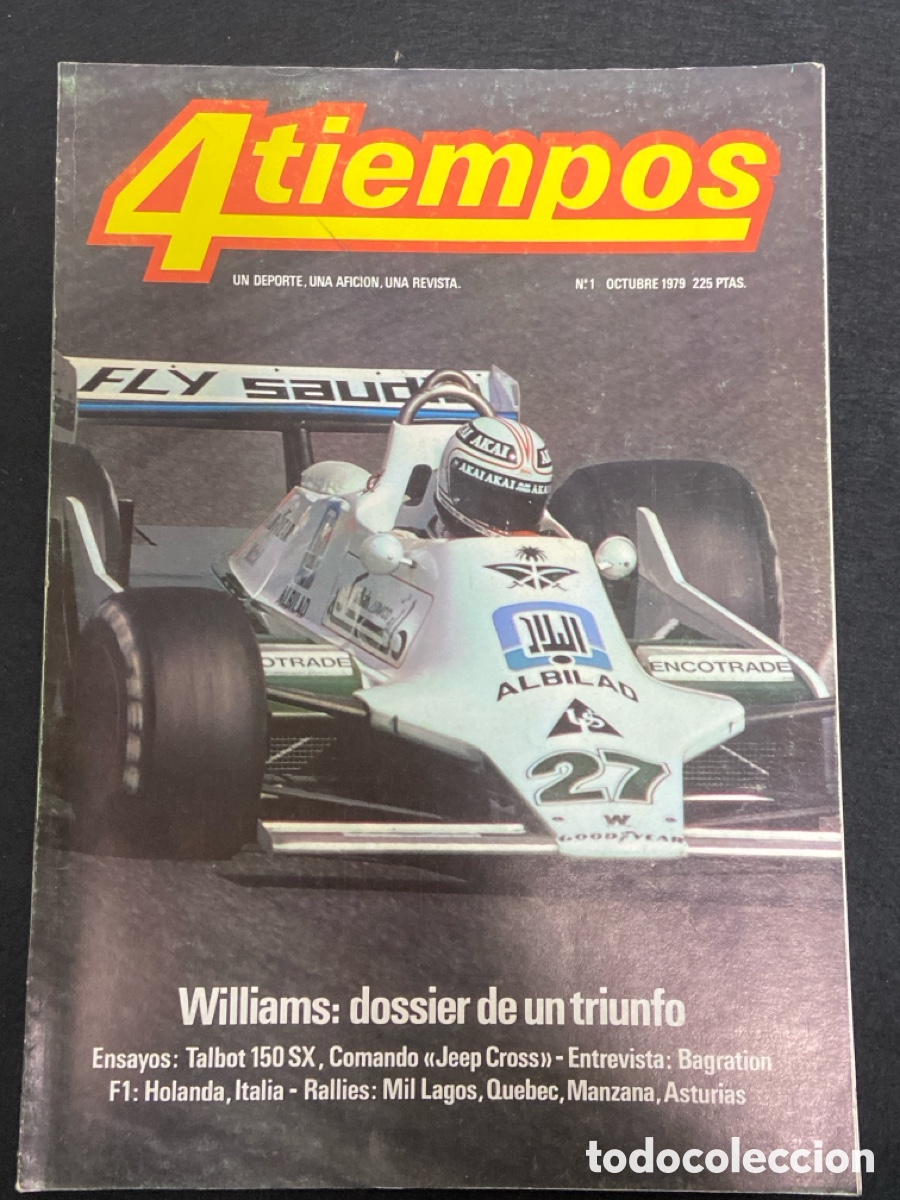 Auto: REVISTA 4 TIEMPOS N&Uacute;MERO 1 OCTUBRE 1979 TALBOT 150 SX VER SUMARIO