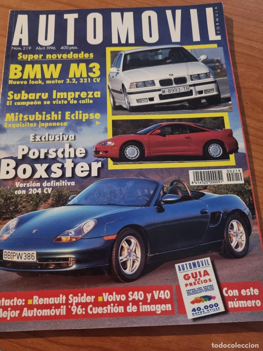 Coches: AUTOMOVIL. N&deg;219. ABRIL 1996. BMW M3, NUEVO LOOK, MOTOR 3.2, 321 CV. LEER.