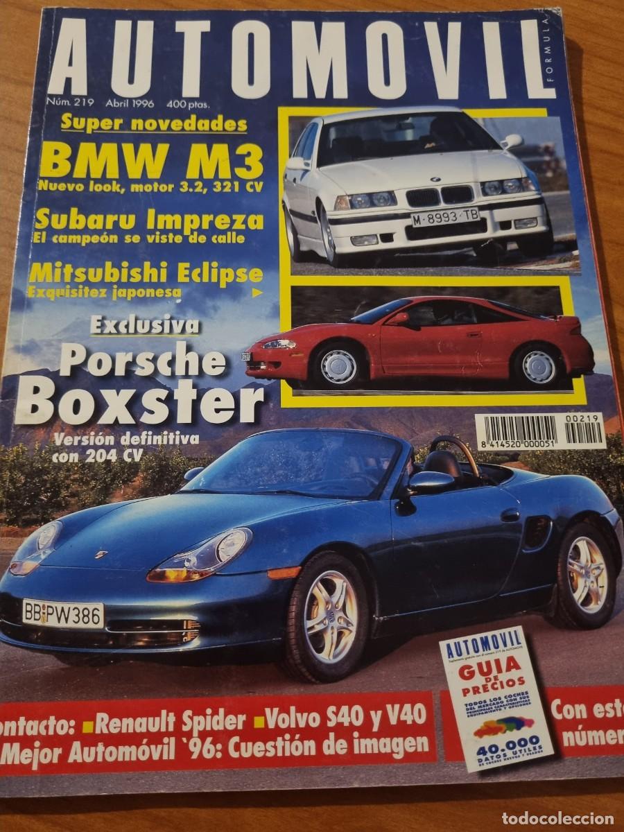 Coches: AUTOMOVIL. N&deg;219. ABRIL 1996. BMW M3, NUEVO LOOK, MOTOR 3.2, 321 CV. LEER.