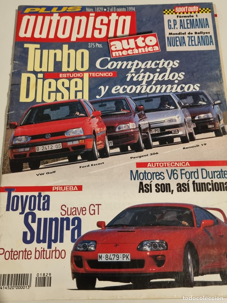 Carros: AUTOPISTA. N&deg;1829. 2 AL 8 AGOSTO 1994. TURBO DIESEL, ESTUDIO TECNICO. LEER.