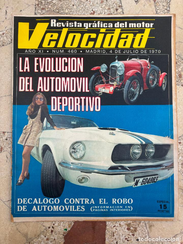 Voitures: VELOCIDAD N&ordm; 460. EVOLUCION DEL AUTOMOVIL DEPORTIVO. FORD CAPRI. LAMBORGHINI. TRIUMPH-