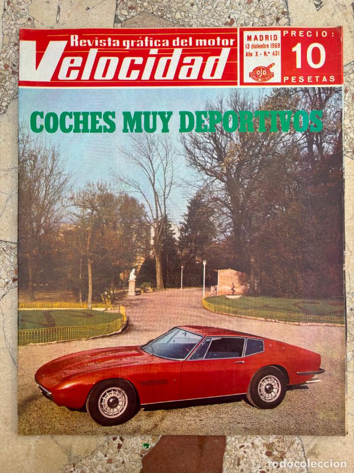 Voitures: VELOCIDAD N&ordm; 431. COCHES MUY DEPORTIVOS. VERIFICACION DE UN 124. LUCAS SAINZ. ALPINE 1300.