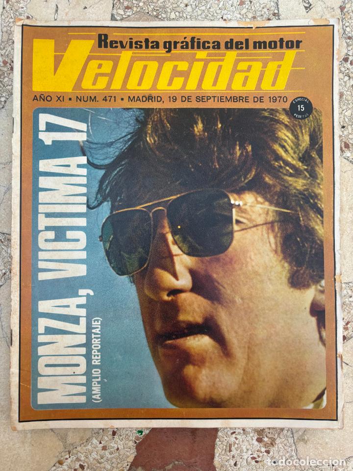 Autos: VELOCIDAD N&ordm; 471. MONZA, VICTIMA 17. JOCHEN RINDT. REGAZZONI. PLYMOUTH FURY. DAIMLER-BENZ.