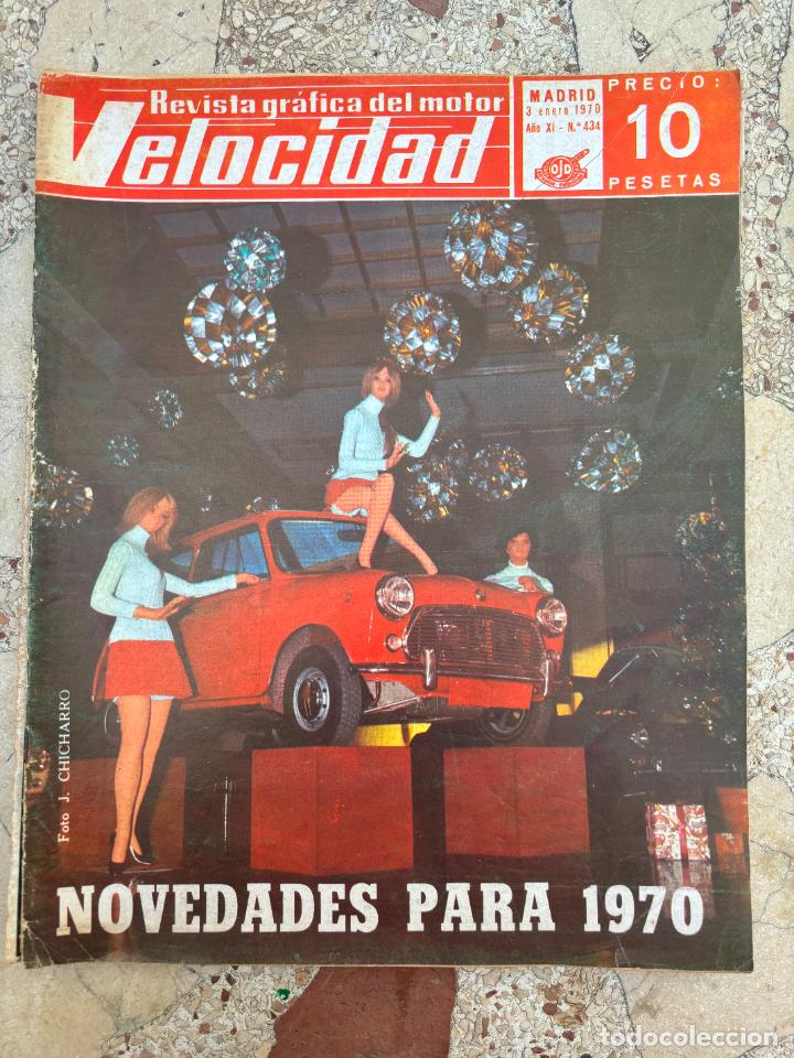 Autos: VELOCIDAD N&ordm; 434. fiat 124 sport coupe. palmares bosch 1969. 1000km de buenos aires. austin cooper.