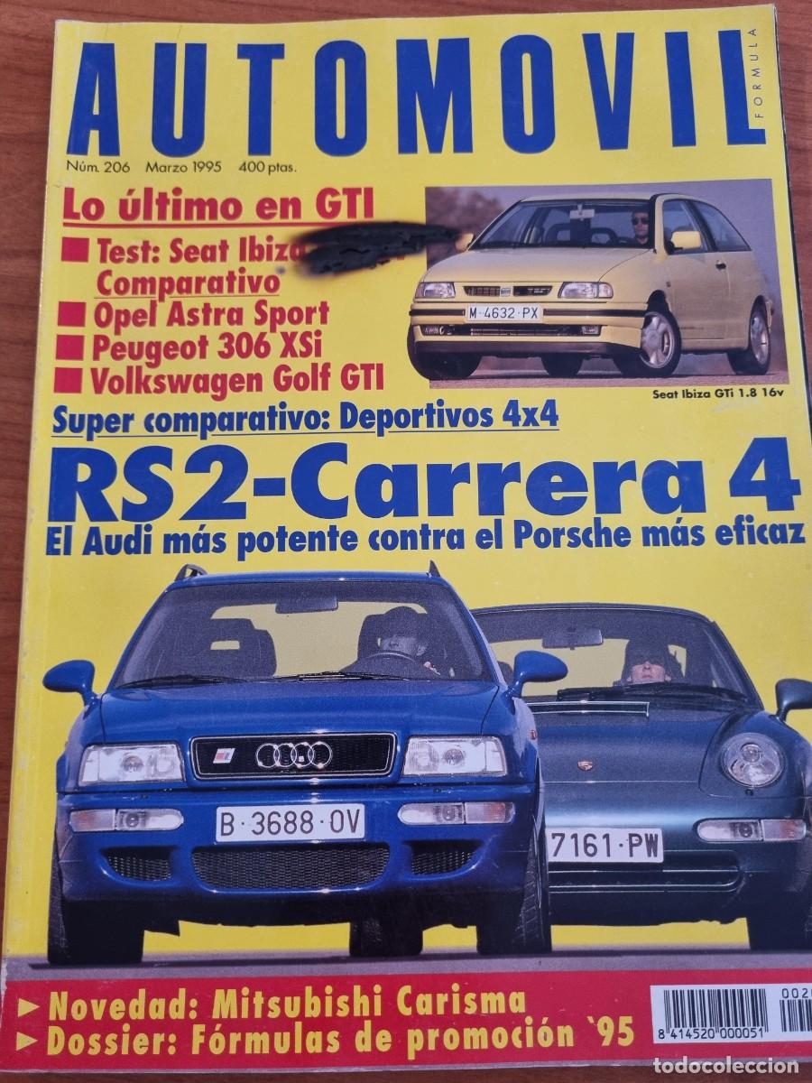 Cars: AUTOMOVIL. N&deg;206. MARZO 1995. LO ULTIMO EN GTI. COMPARATIVO DEPORTIVOS 4X4.LEER.