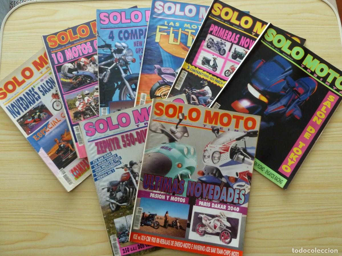 Autos: LOTE (8)ANTIGUAS REVISTAS=SOLO MOTO&middot;TREINTA=N&ordm;:100-102-103-104-105-106-107-109 (A&Ntilde;OS 1991-92)