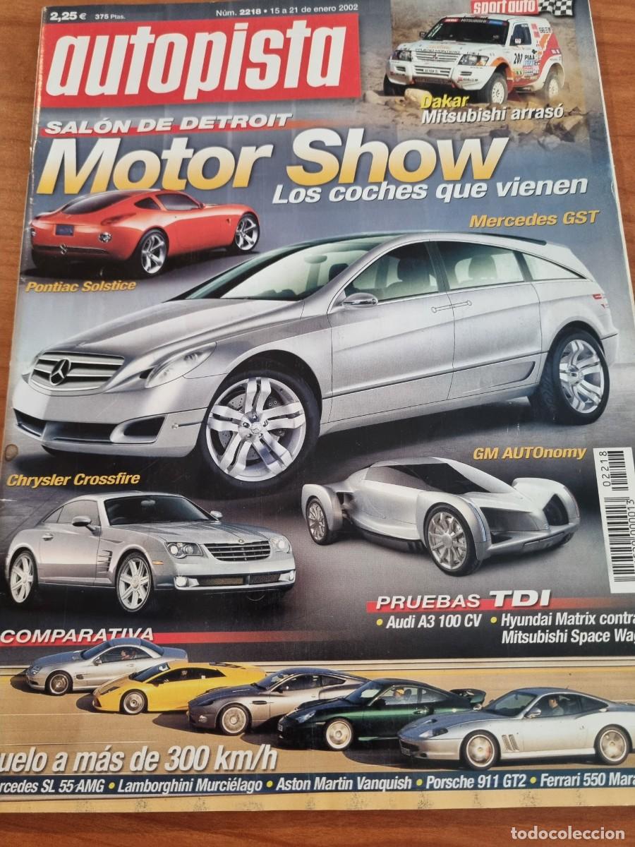 Voitures: AUTOPISTA. N&deg;2218. 15 AL 21 ENERO 2002. SALON DE DETROIT, MOTOR SHOW. LEER.