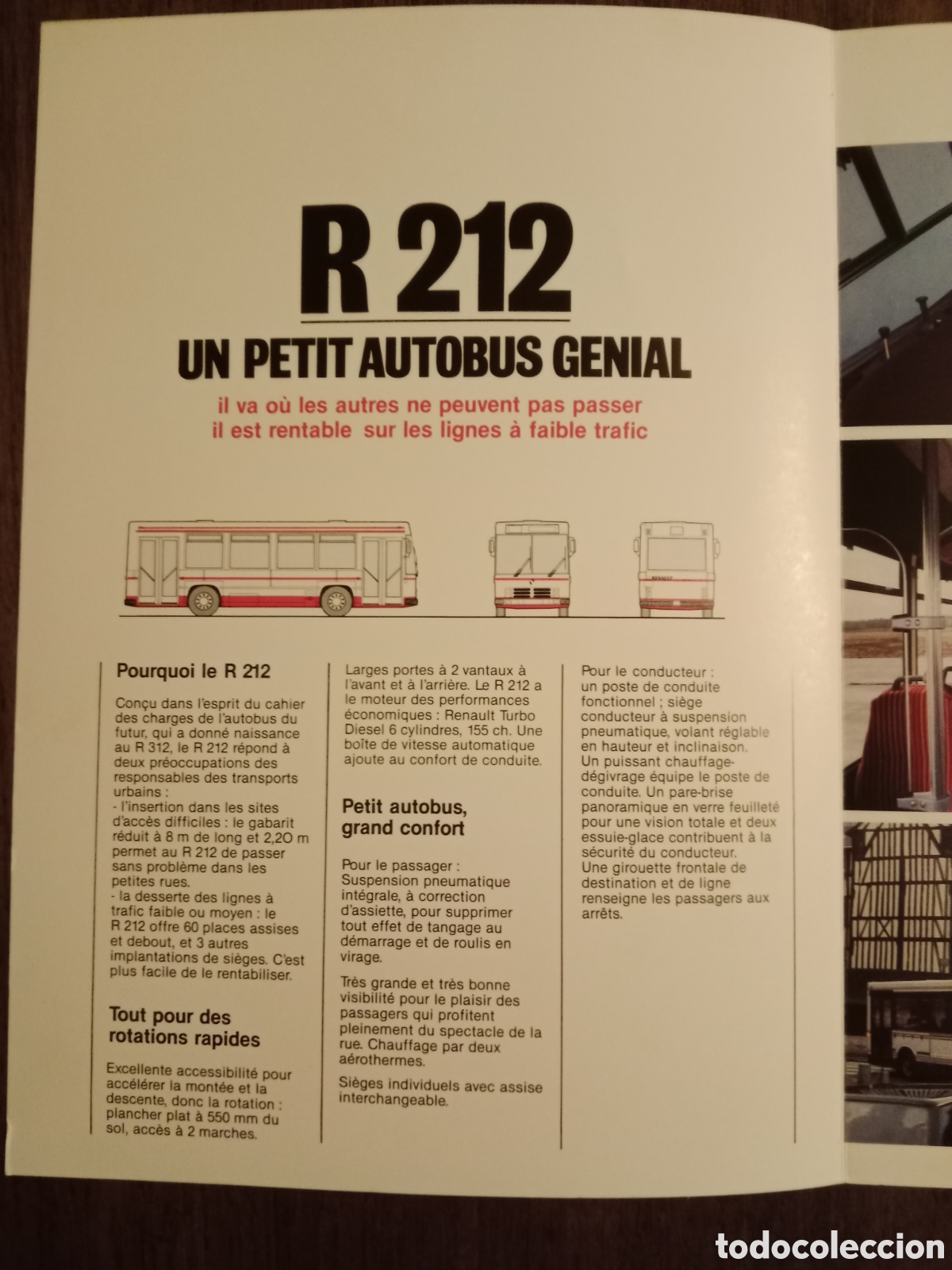 Coches: Cat&aacute;logo autob&uacute;s Renault R 212 - Foto 2