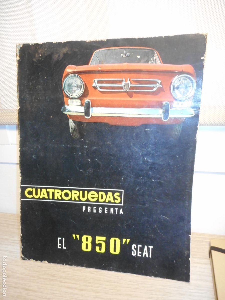 Coches: REVISTA AUTOMOVILES CUATRORUEDAS 1966. SEAT 850