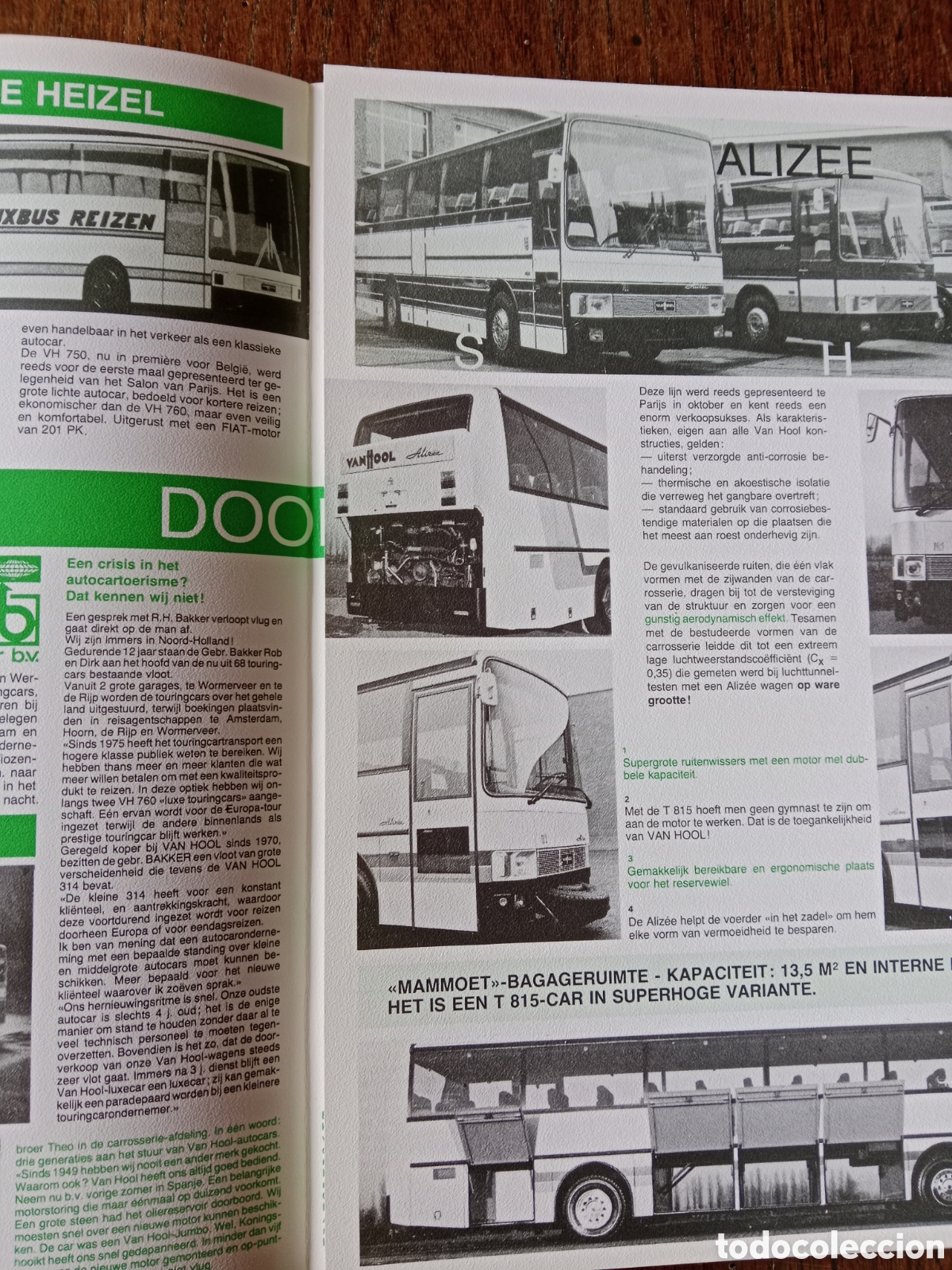 Coches: Cat&aacute;logo autob&uacute;s van hool vanhool de 1979 - Foto 2