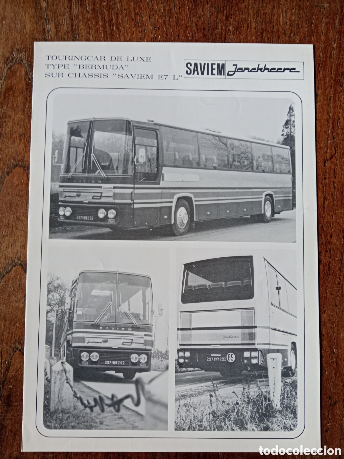 Coches: Cat&aacute;logo autob&uacute;s saviem - Foto 1