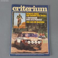 Coches: ANTIGUA FEDERACIÓN SPORT CRITERIUM, REVISTA MENSUAL AUTOMOVILISMO/COMPETICIÓN. JUNIO 1976 Nº 50