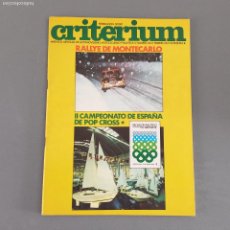 Coches: ANTIGUA FEDERACIÓN SPORT CRITERIUM, REVISTA MENSUAL AUTOMOVILISMO/COMPETICIÓN. FEBRERO 1976 Nº 46