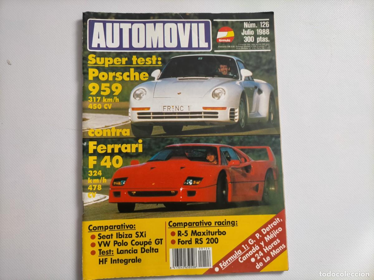 Autos: REVISTA AUTOMOVIL N&ordm; 126 - ALFA 75 V6 3.0 AMERICA- ASTON MARTIN VANTAGE VOLANTE
