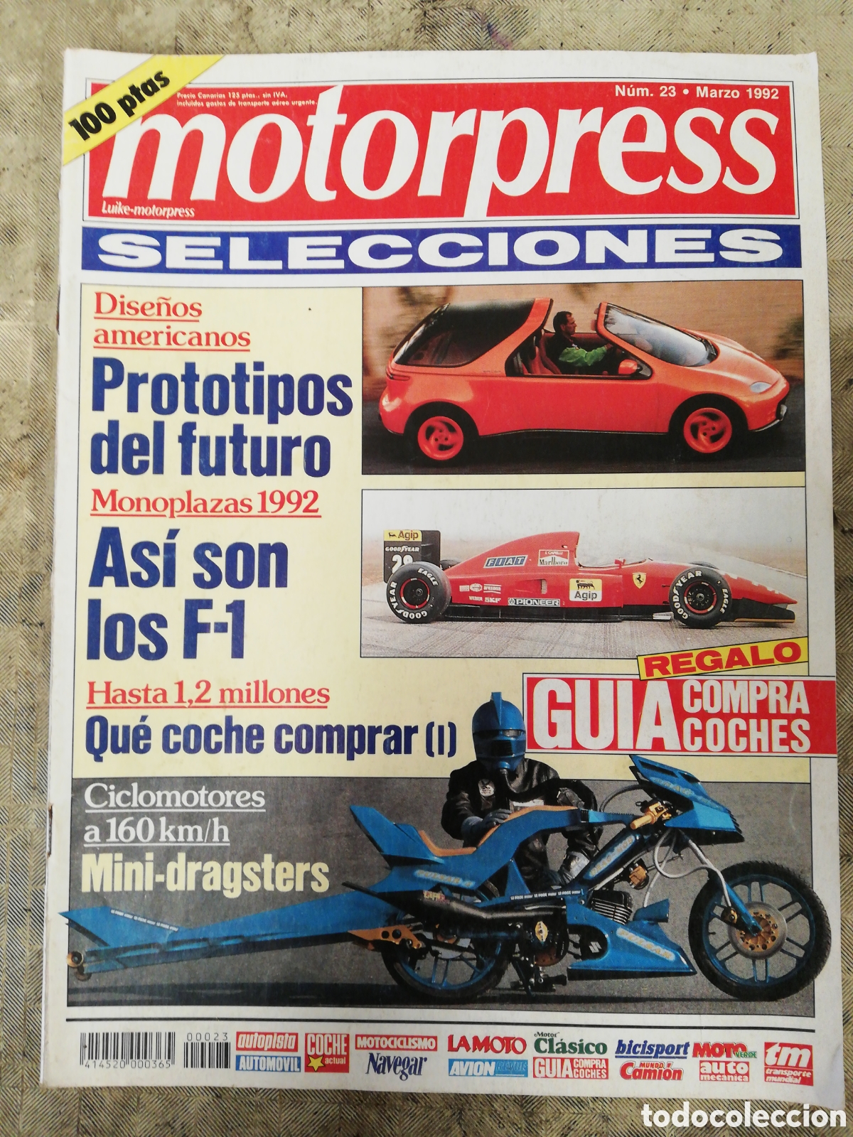 Coches: Motorpress Selecciones n&ordm; 23 - Marzo 1992 - F&oacute;rmula 1